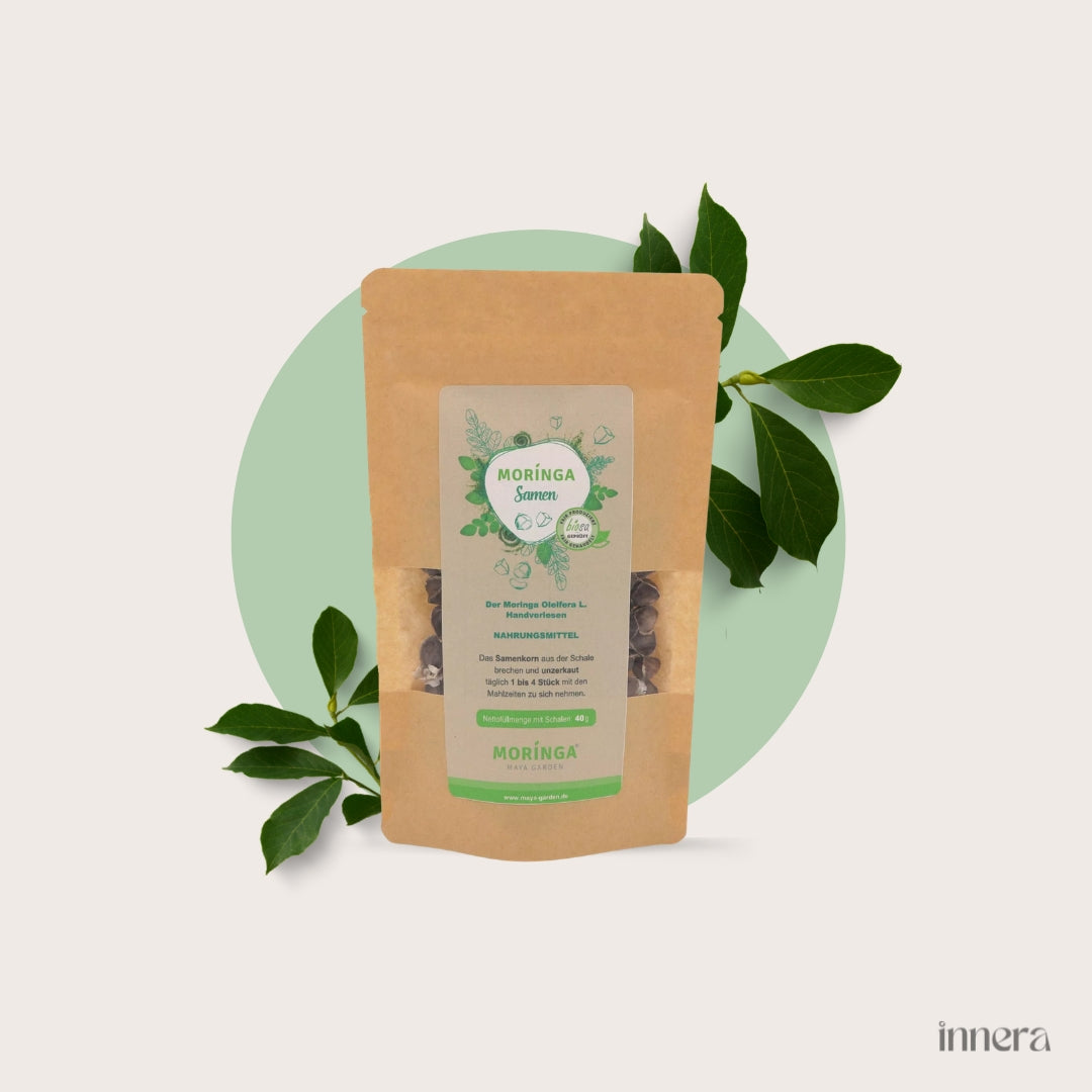 Moringa Samen mit Schale, 40 g
