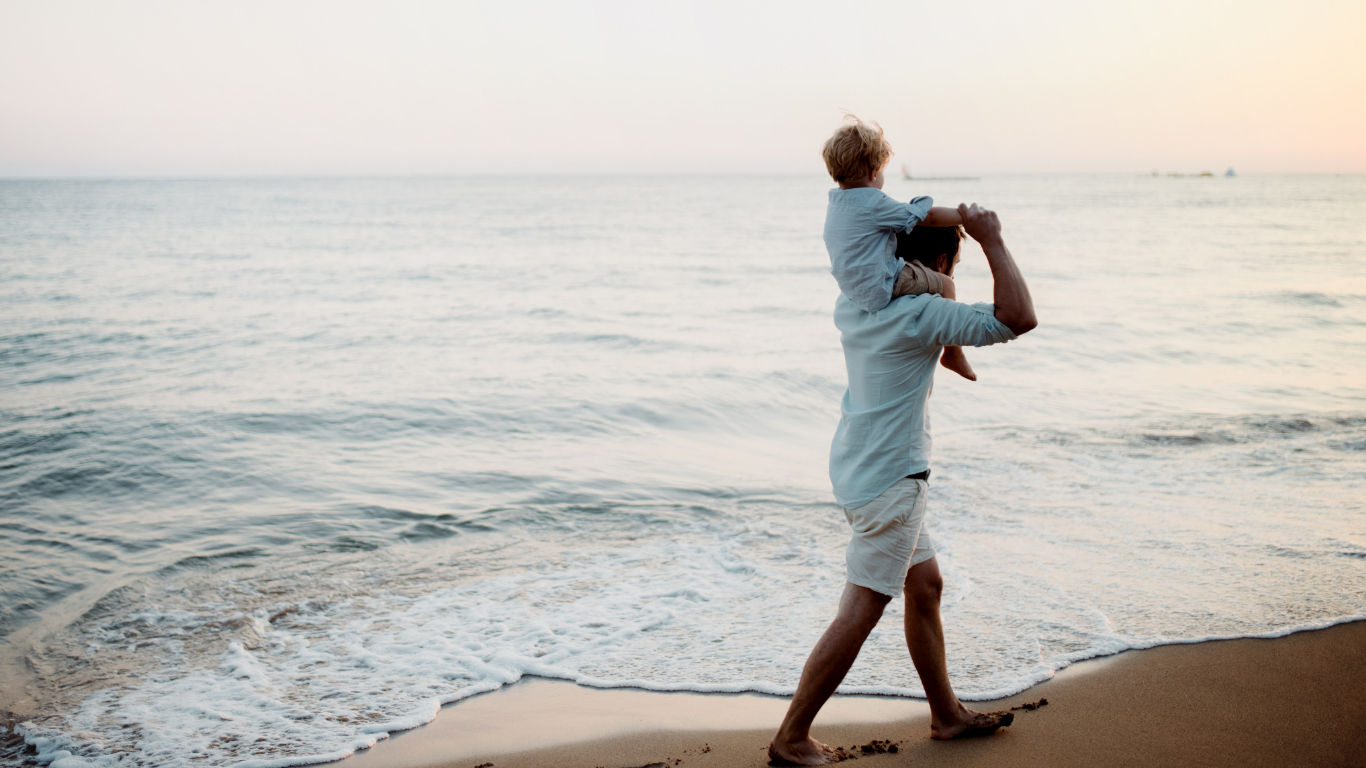 Vater und Sohn Über innera Hintergrundbild